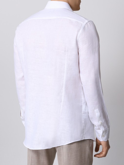 Рубашка Slim Fit льняная BOSS