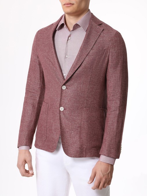 Пиджак Slim Fit льняной BOSS