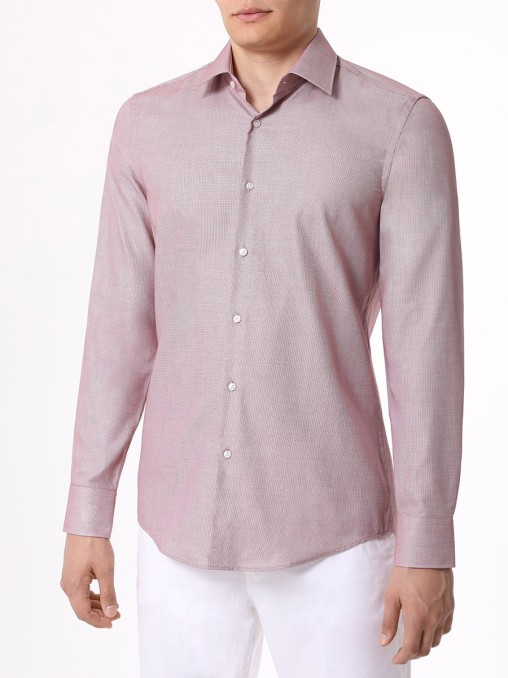 Рубашка Slim Fit хлопковая BOSS
