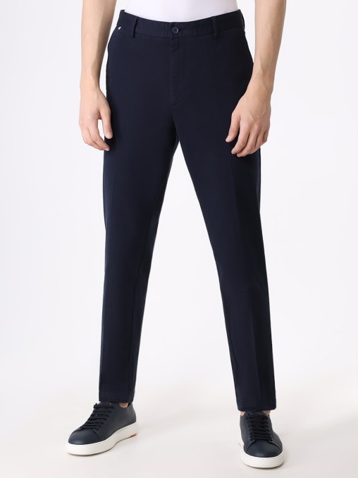 Брюки Regular Tapered хлопковые BOSS