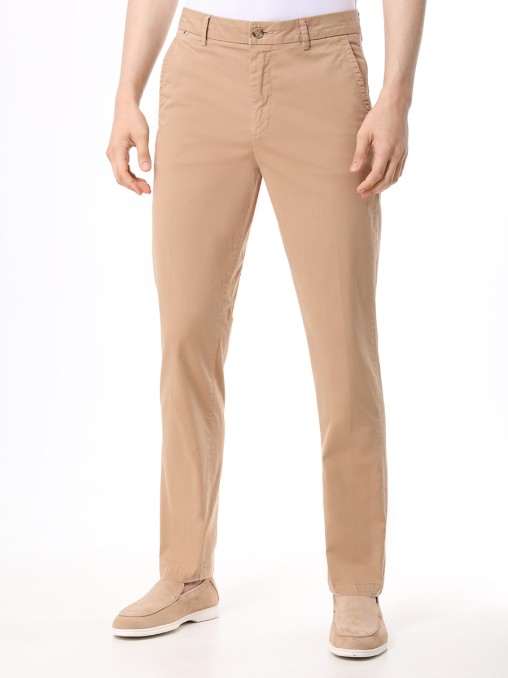 Брюки Slim Fit хлопковые BOSS