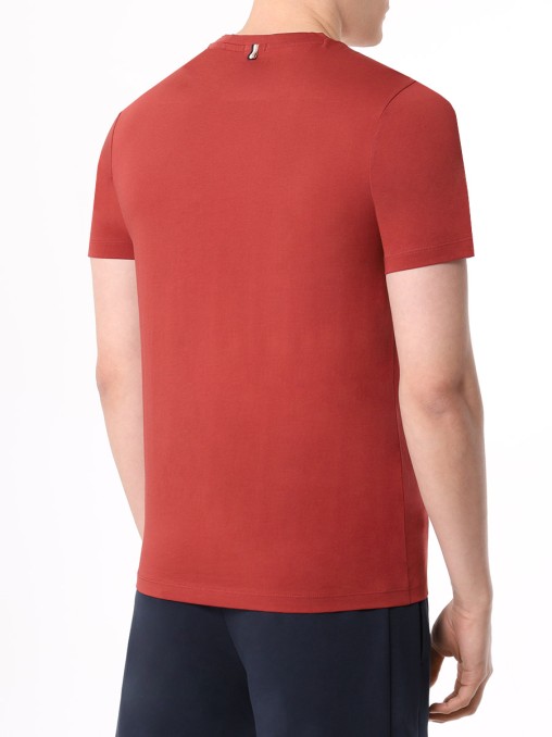 Футболка Slim Fit хлопковая BOSS