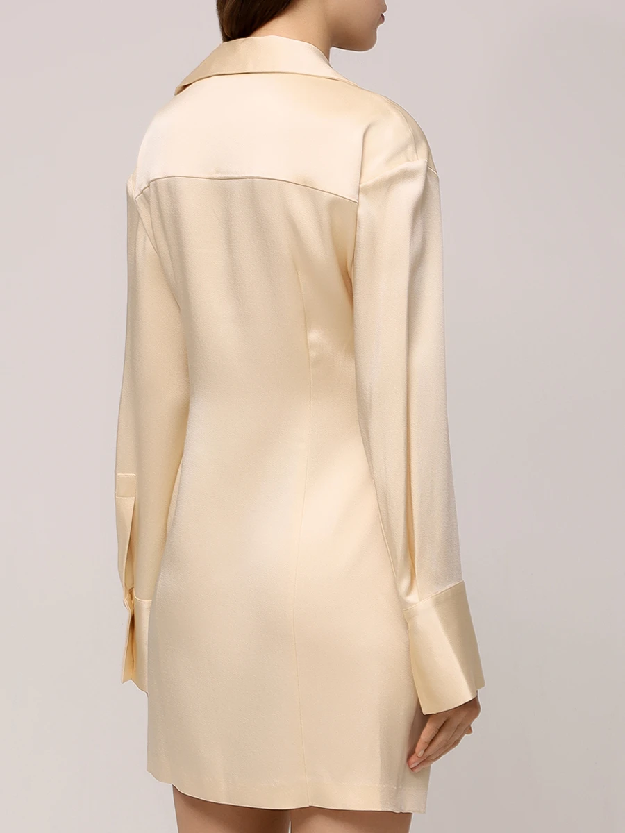 Платье однотонное