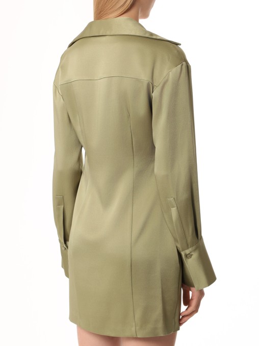 Платье атласное BLUMARINE