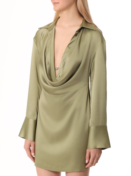 Платье атласное BLUMARINE
