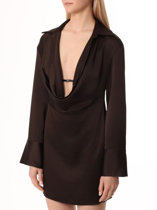 Платье атласное BLUMARINE