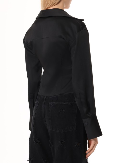 Блуза атласная BLUMARINE