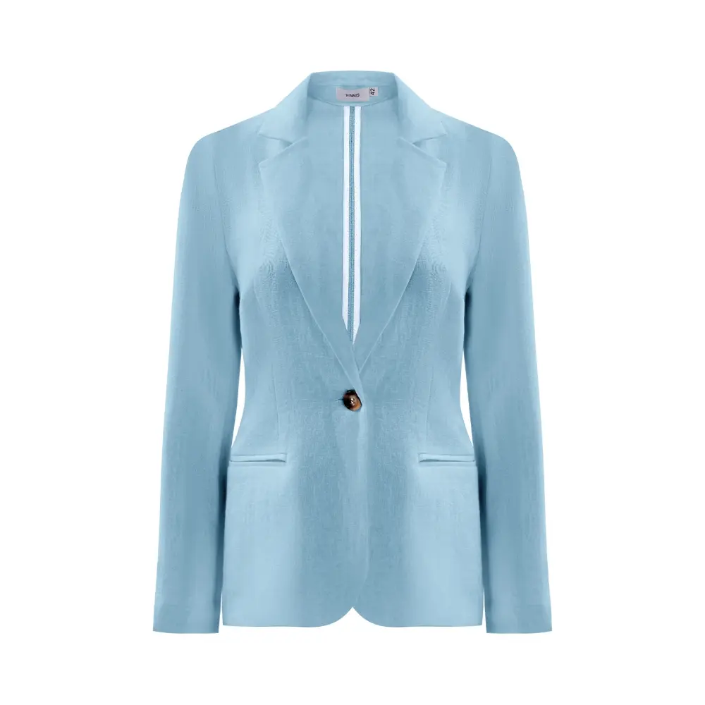 Пиджак льняной Light Blue