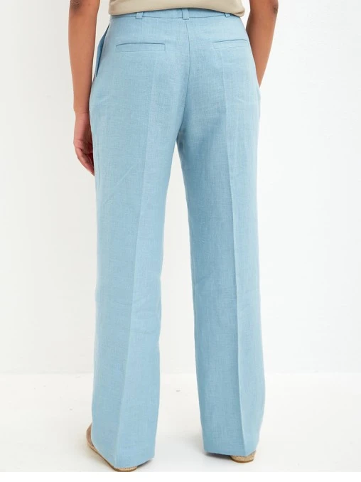 Брюки льняные Light Blue VINNIS