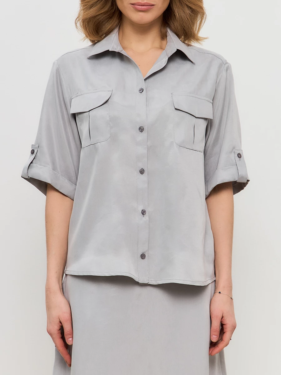 Рубашка из лиоцелла Light Gray