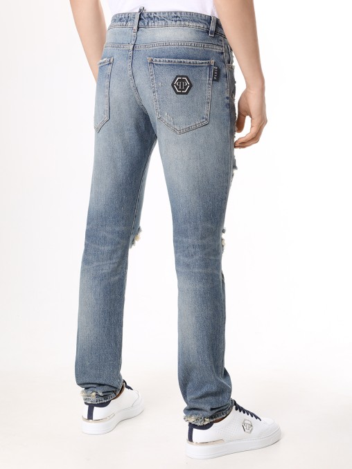 Джинсы хлопковые PHILIPP PLEIN