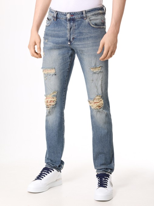 Джинсы хлопковые PHILIPP PLEIN