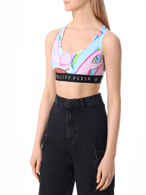 Топ хлопковый PHILIPP PLEIN
