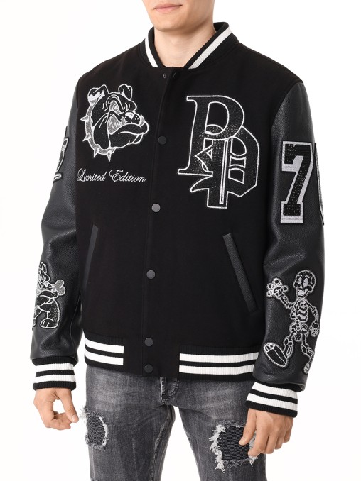 Бомбер комбинированный PHILIPP PLEIN