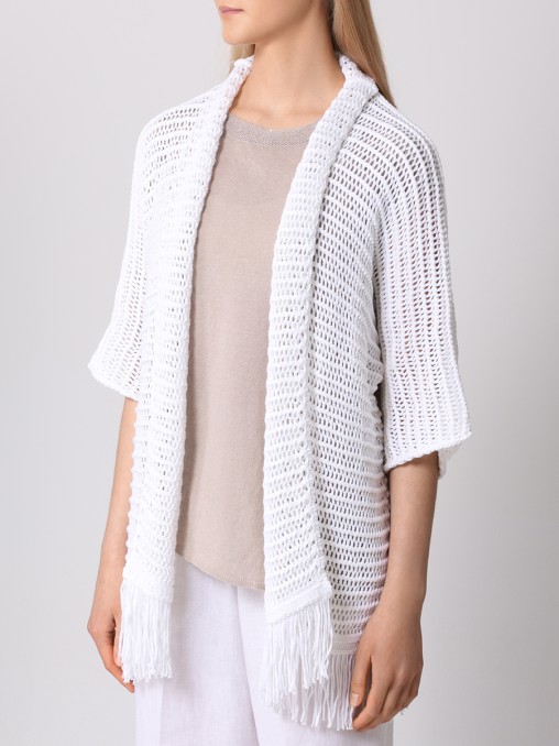 Кардиган хлопковый LE TRICOT PERUGIA