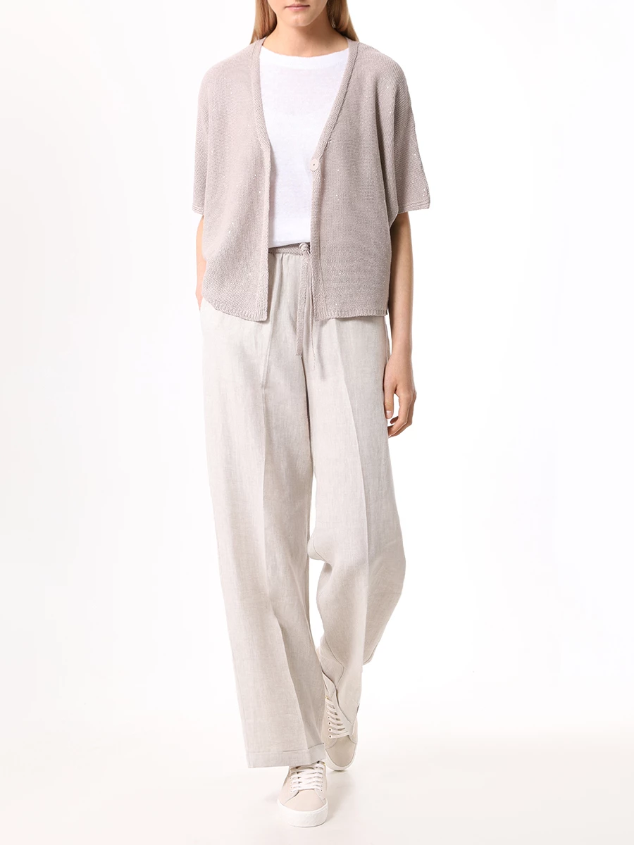 Кардиган льняной