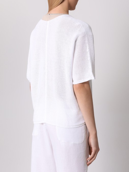 Кардиган льняной LE TRICOT PERUGIA