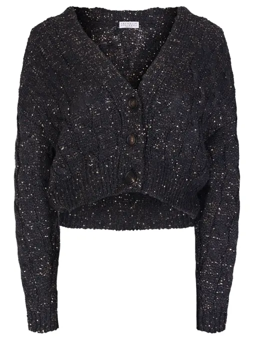 Кардиган с пайетками BRUNELLO CUCINELLI