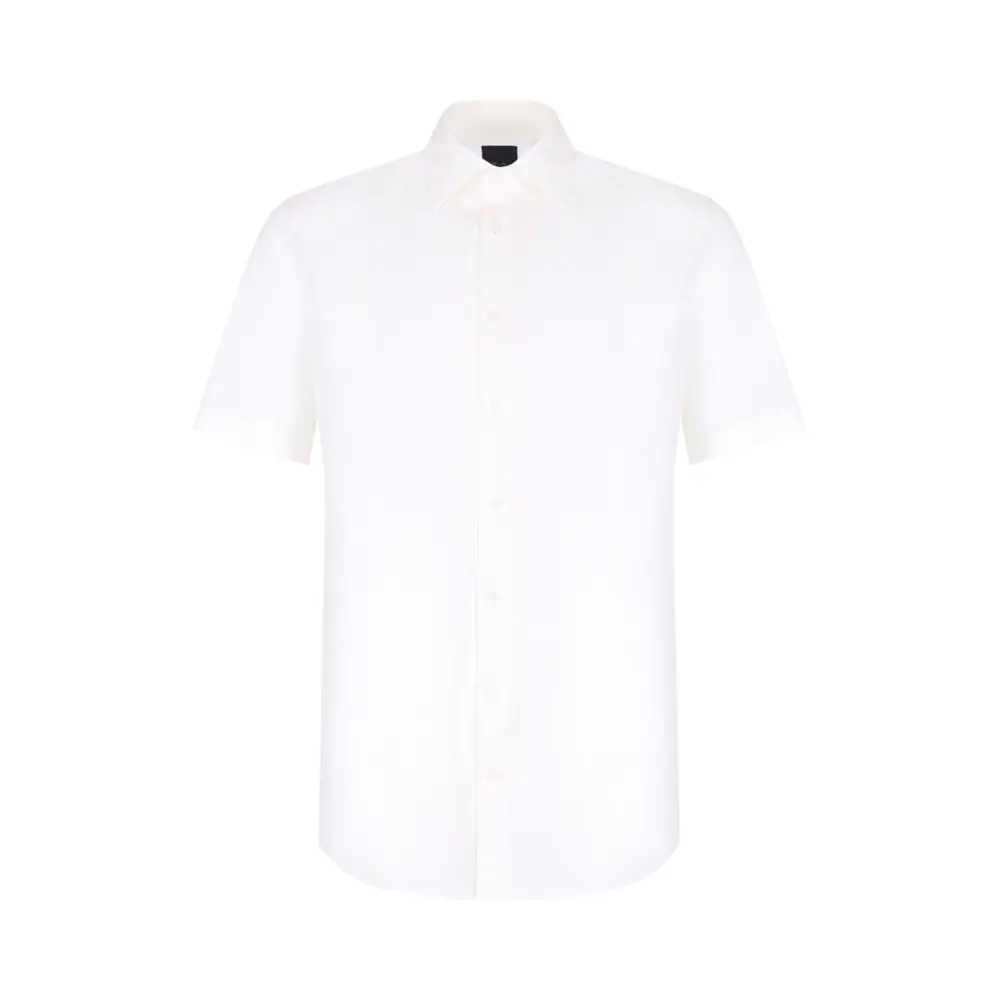 Рубашка Regular Fit однотонная