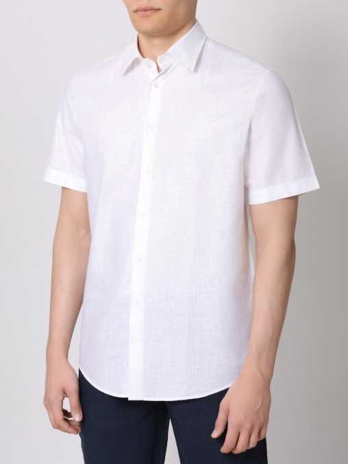 Рубашка Regular Fit однотонная BML