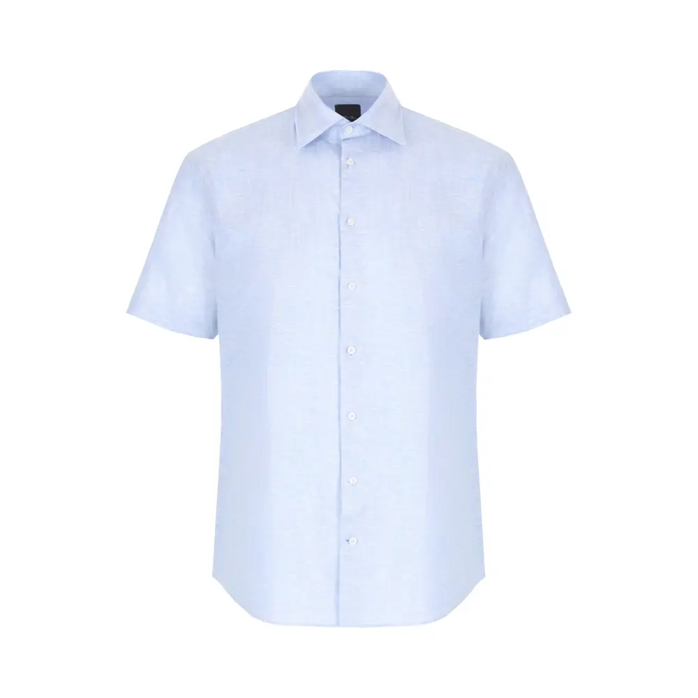 Рубашка Regular Fit однотонная