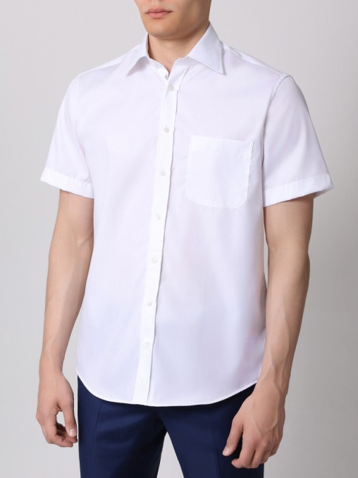 Рубашка Regular Fit однотонная BML