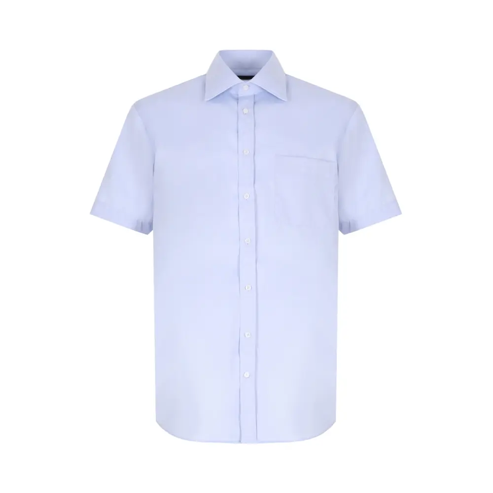 Рубашка Regular Fit однотонная