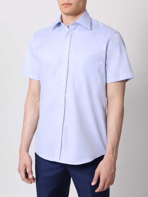 Рубашка Regular Fit однотонная BML