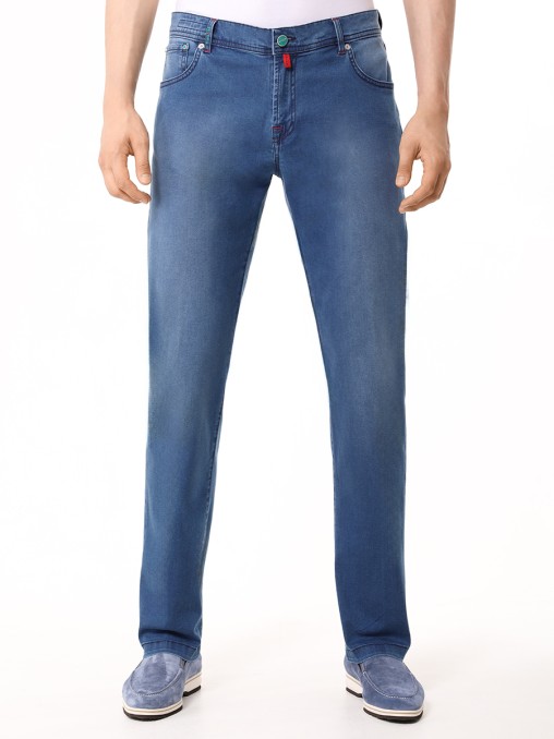 Джинсы Regular Fit хлопковые KITON