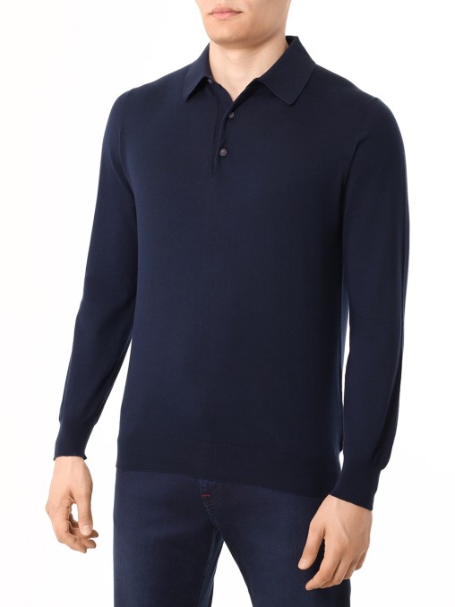 Поло хлопковое KITON