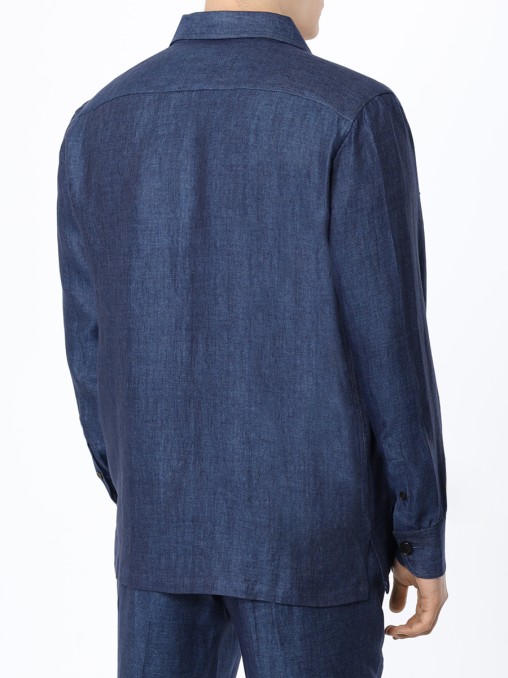 Рубашка Regular Fit льняная FIORONI CASHMERE