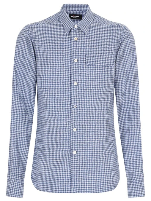 Рубашка Regular Fit шерстяная KITON