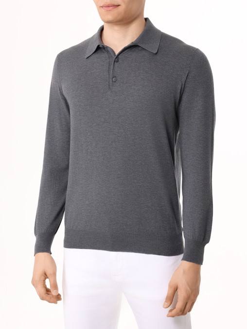 Поло хлопковое KITON