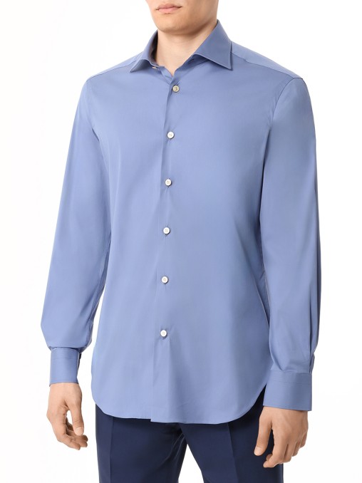 Рубашка Slim Fit хлопковая KITON