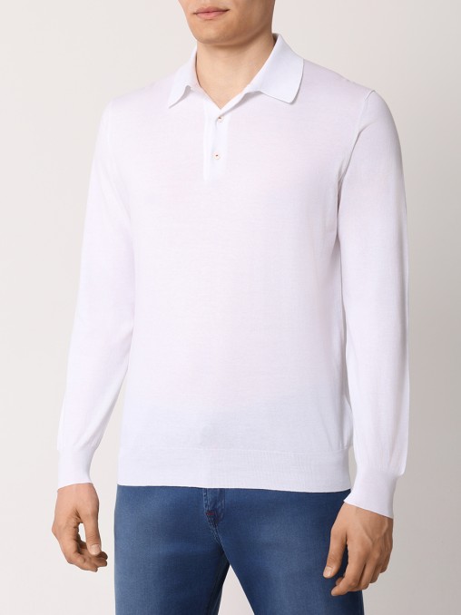 Поло хлопковое KITON