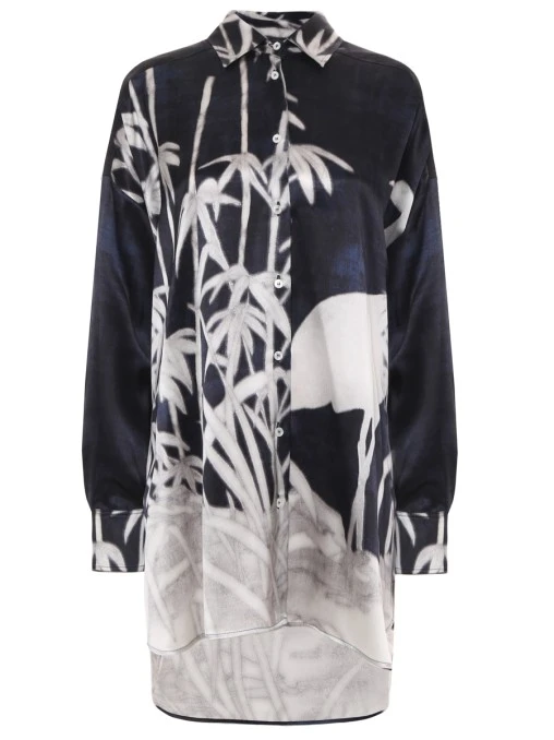 Блуза шелковая KITON