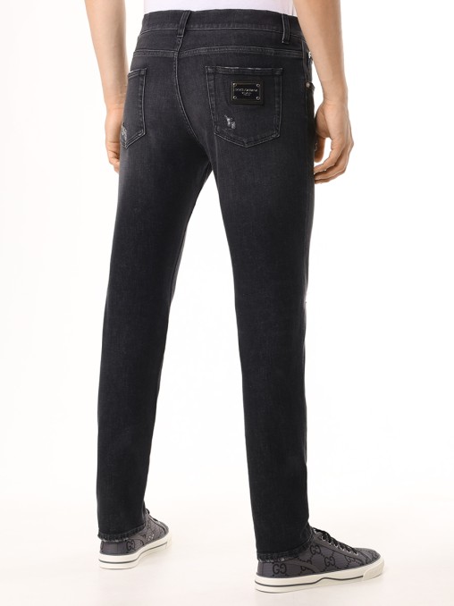 Джинсы Slim Fit хлопковые DOLCE & GABBANA