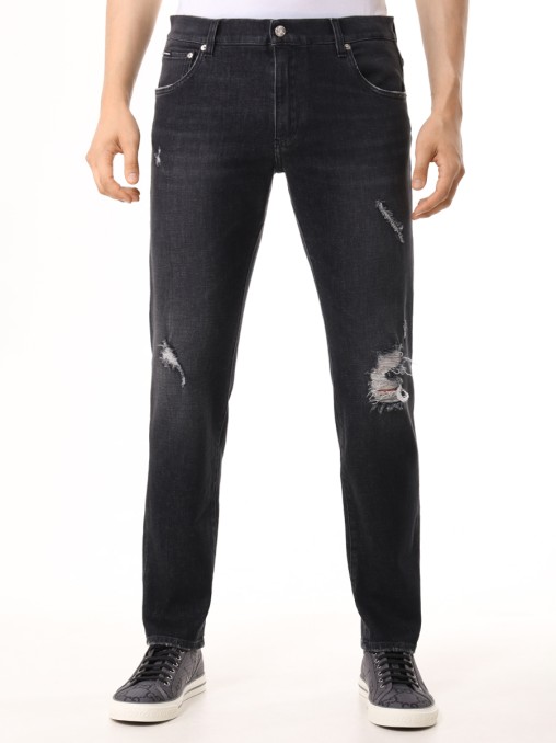 Джинсы Slim Fit хлопковые DOLCE & GABBANA