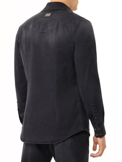 Рубашка Slim Fit джинсовая DOLCE & GABBANA