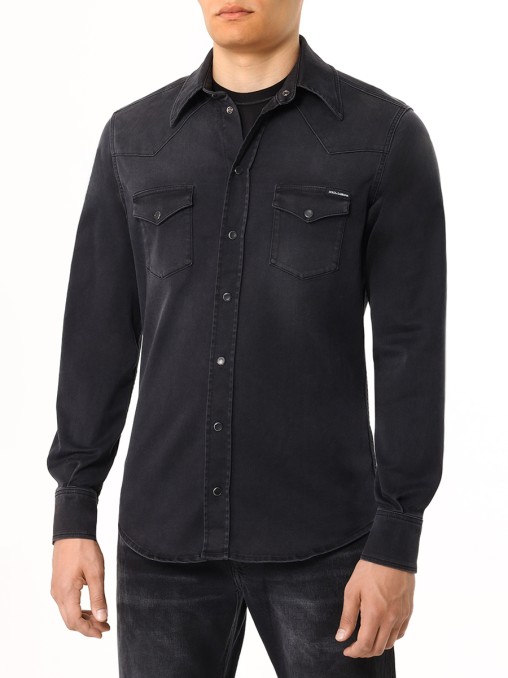 Рубашка Slim Fit джинсовая DOLCE & GABBANA