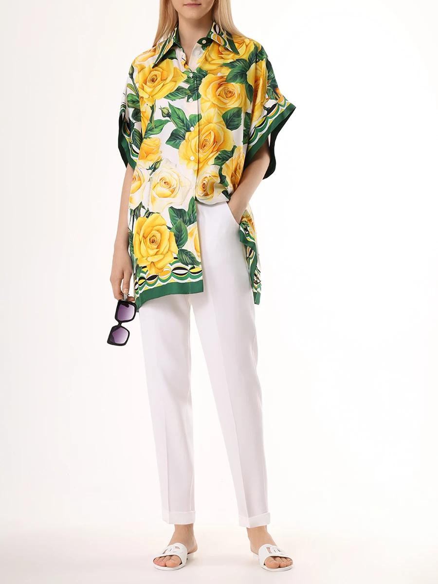 Блуза шелковая