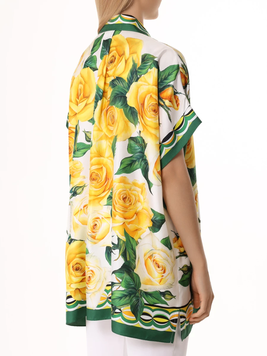 Блуза шелковая