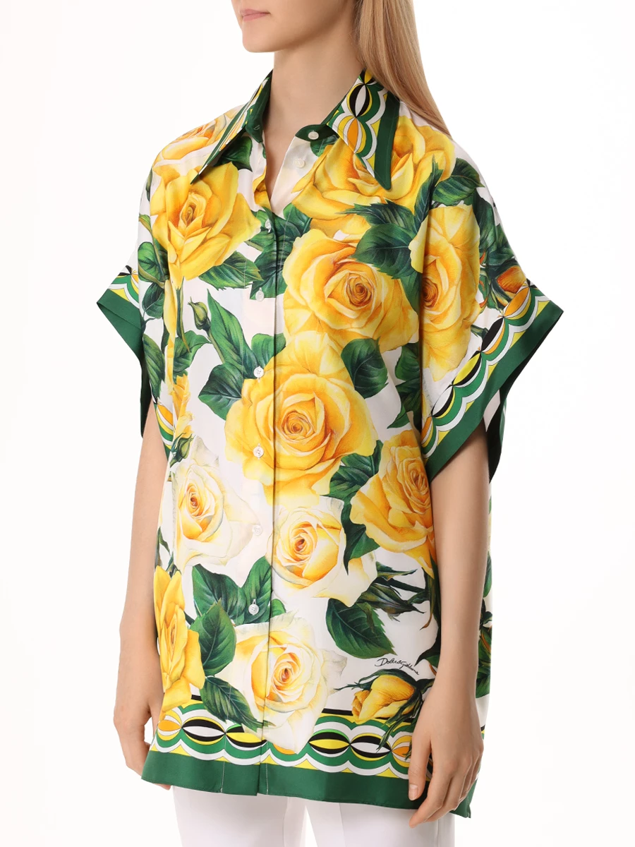 Блуза шелковая