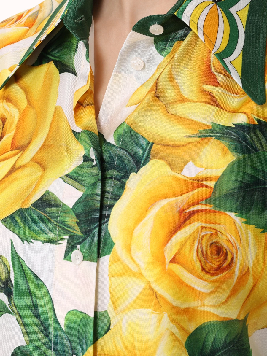 Блуза шелковая