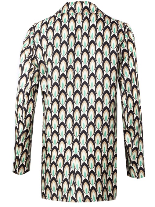 Жакет шелковый с принтом LORENA ANTONIAZZI