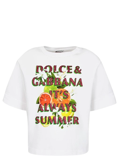 Футболка хлопковая DOLCE & GABBANA