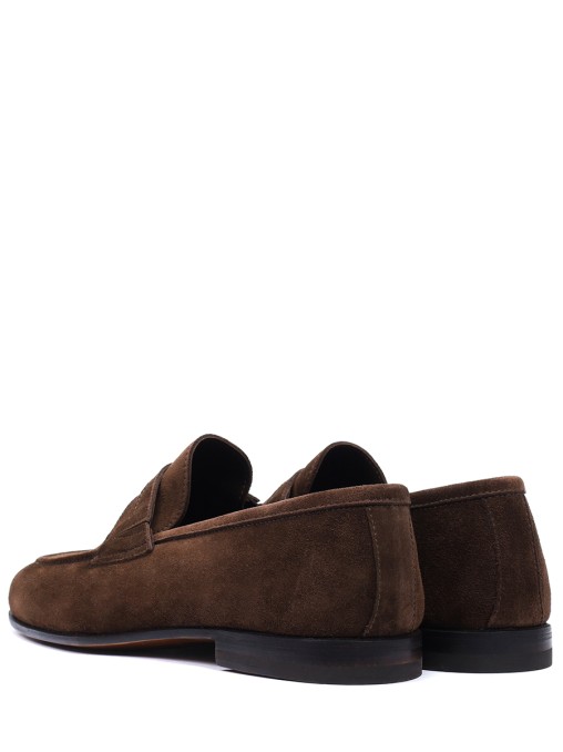 Лоферы замшевые BONTONI