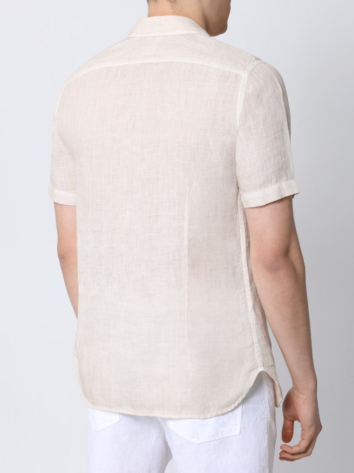 Рубашка Slim Fit льняная 120% LINO