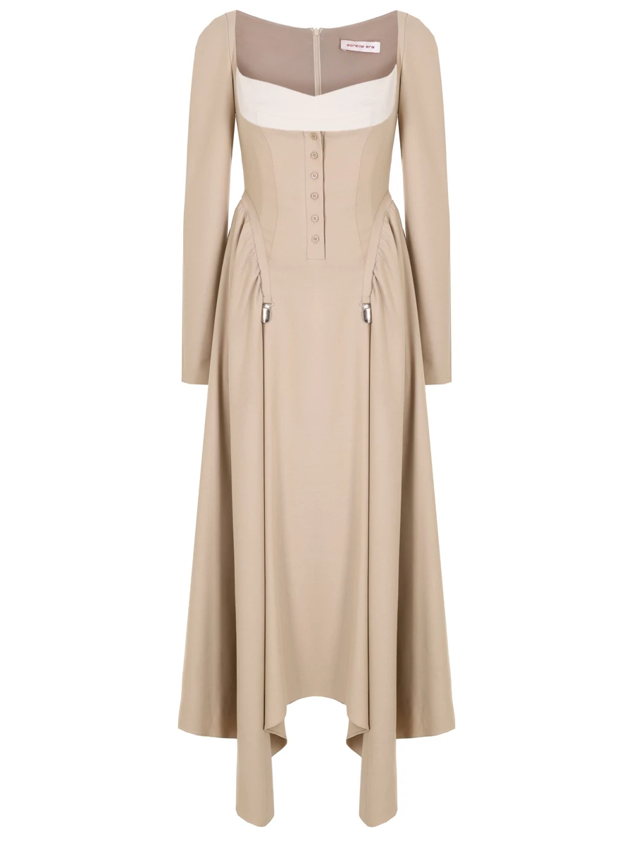 Платье однотонное Georgiana Dress Sand