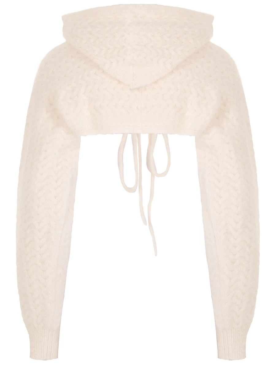 Худи шерстяное Oblique Hoodie Milk